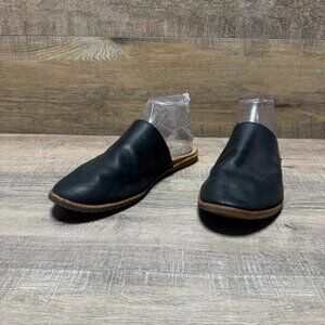 Sorel Ella Black Leather Mule Women's Size 9.5